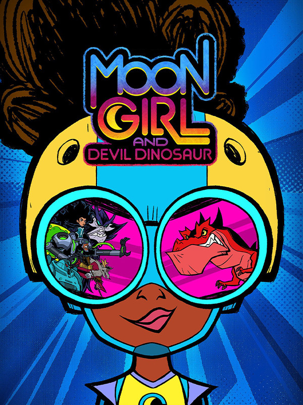 مون گرل مارول و دایناسور اهریمنی