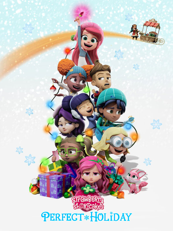 کریسمس بی نظیر دختر توت فرنگی