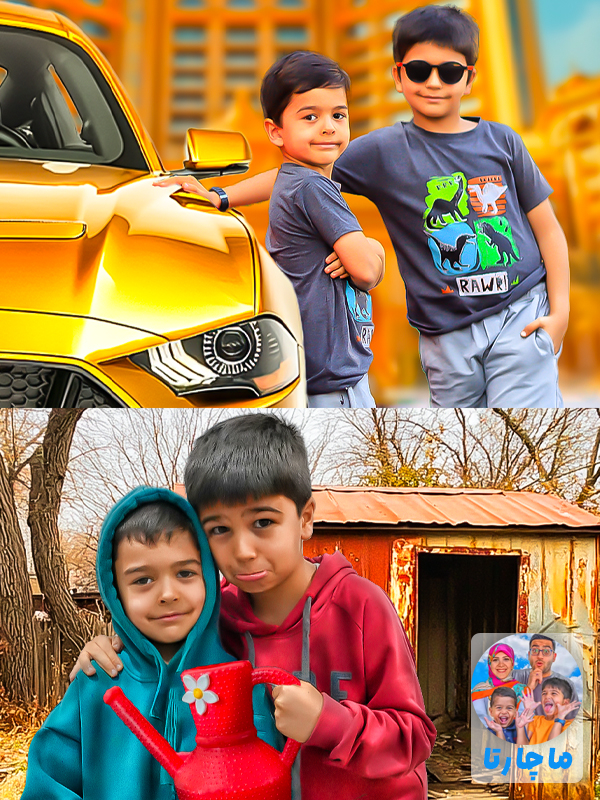 چالش ۲۴ ساعت تفریح ۱$ و ۱۰.۰۰۰$ ماچارتا