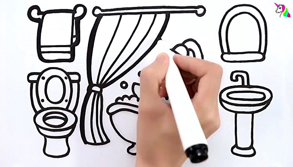 صفحات رنگ آمیزی تک شاخ - فصل 1 قسمت 3