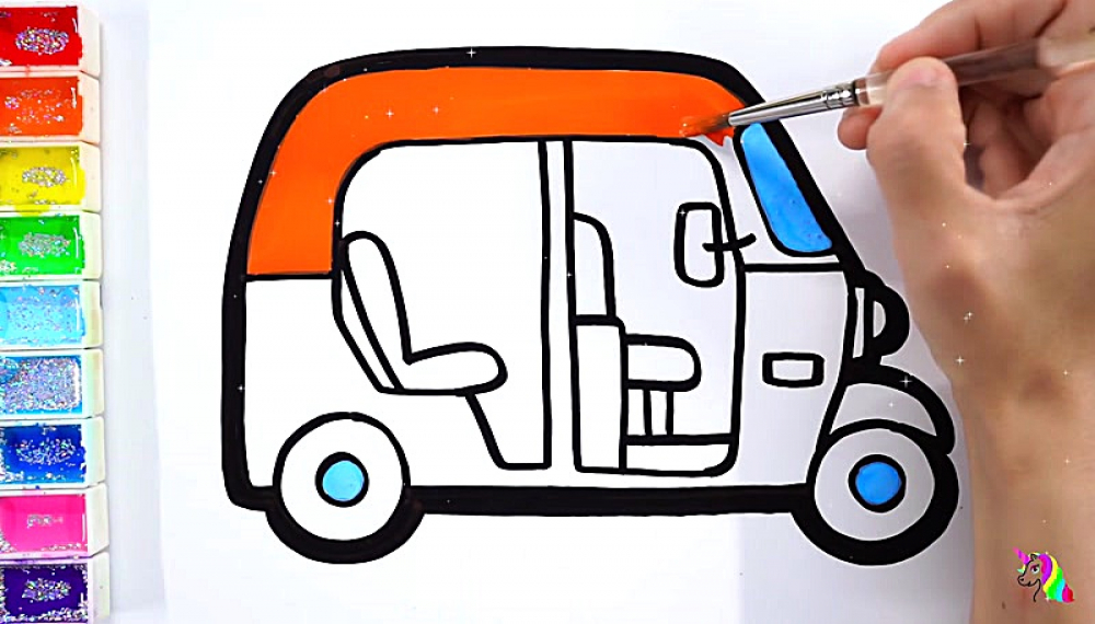 صفحات رنگ آمیزی تک شاخ - فصل 1 قسمت 49