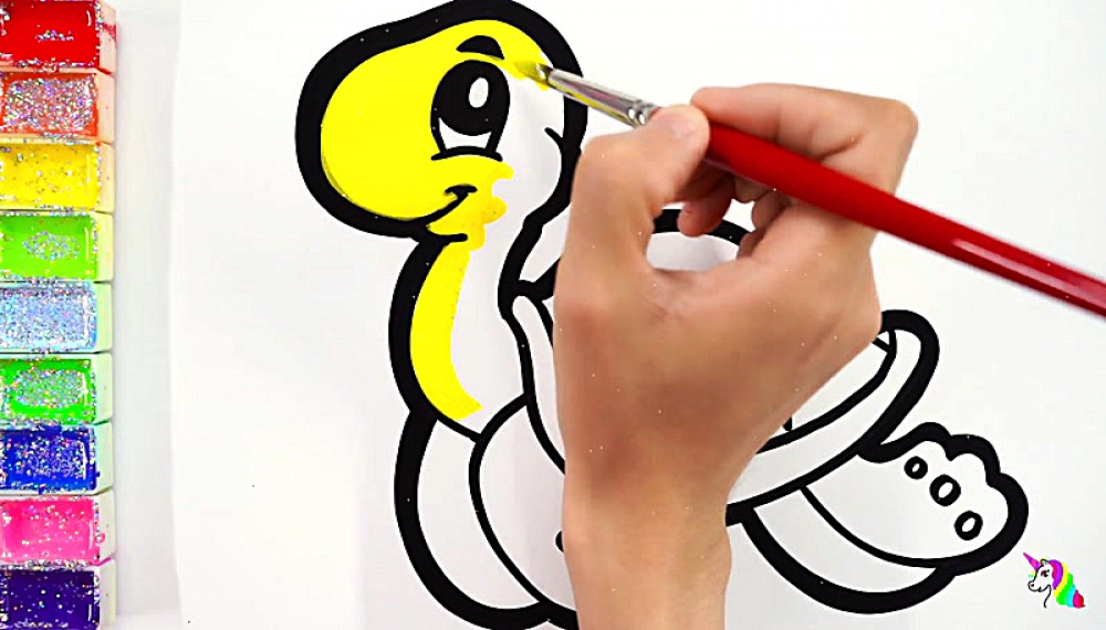 صفحات رنگ آمیزی تک شاخ - فصل 1 قسمت 78