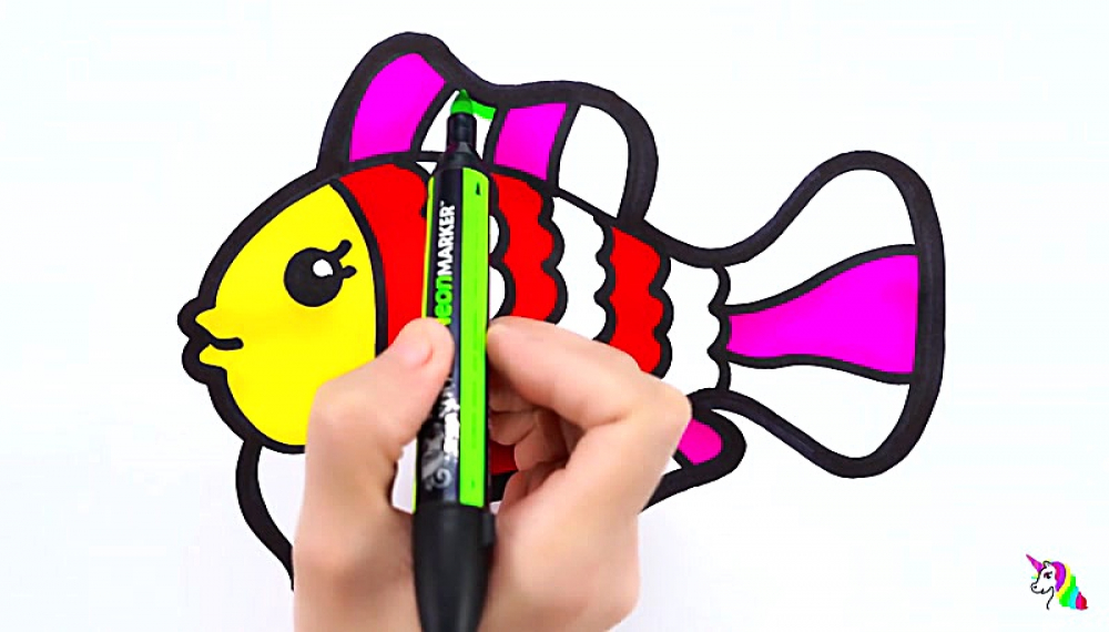 صفحات رنگ آمیزی تک شاخ - فصل 1 قسمت 90