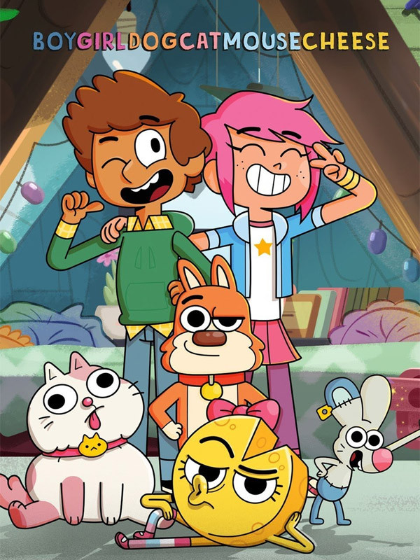 پسر دختر سگ گربه موش پنیر